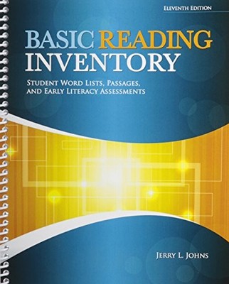 Basic Reading Inventory Student Book, Johns, Jerry