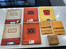 Photographic Paper Lot - Agfa, Ilford, and Kodak