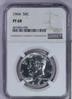 1964 Kennedy Half Dollar 50C NGC PF68