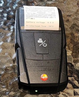 Testo Printer 0554 3100 IR Printer For 310 Analyzer PRINTER ONLY 