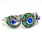 2CT Heat Treated Kyanite 925 Solid Sterling Silver Filigree Ring Sz 7 PC9-4 — photo 2
