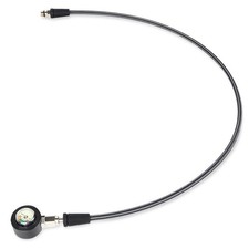 High Stability Scuba Diving Pressure Gauge Carbon Fiber Hose 7 16 20UNF Thread