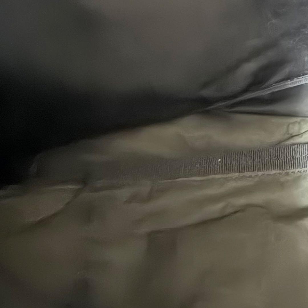 PRADA Backpack Triangle Logo Triangle Plate Black Nylon Men s Women s Unisex f thumbnail 9