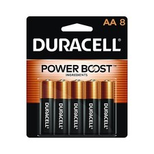 Duracell Power Boost CopperTop Alkaline AA Batteries, 8/Pack