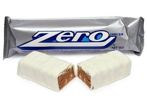Barras de caramelo ZERO White Fudge de 1,85 onzas (paquete de 24) - envío rápido y gratuito - a la venta Foto 2 de 3