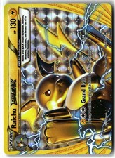 2015 Raichu BREAK ⭐️ 50/162 Holo BREAK Rare BREAKthrough Pokemon MP Crease