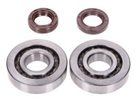 Kurbelwellenlager Satz Naraku Skf, FKM Premium C3 MetallkäFig FüR Piaggio