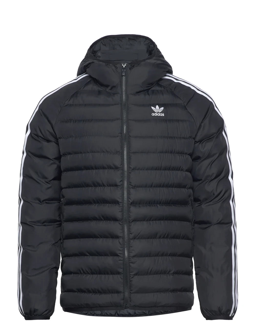 adidas Originals 3 Stripes Padded Hooded Full Zip Jacket Mens IZ1842
