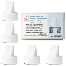 5 Pc Duckbill Valves Compatible with Spectra S1 Spectra S2 Breastpumps Not Origi