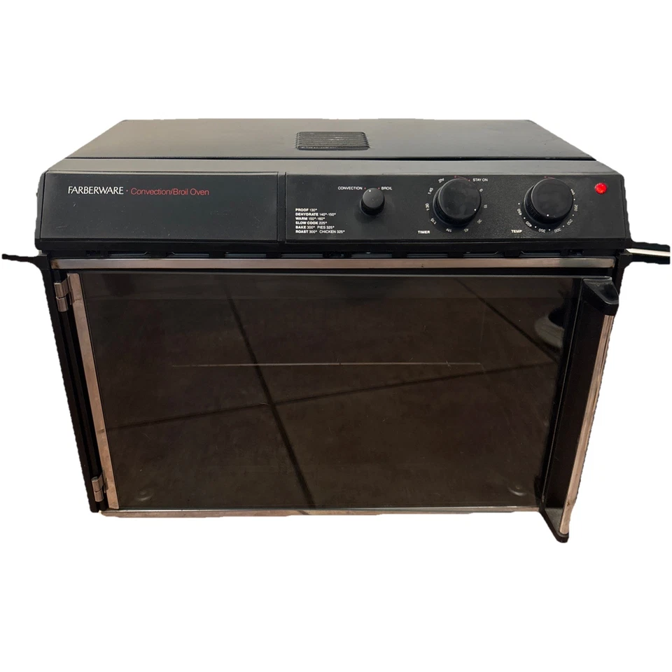Vintage 1993 Farberware Turbo Oven Convection Model T4800 Broiler No Racks - Image 2 of 4