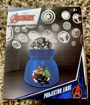 Marvel Avengers Projector Night Light - Battery Operated Led Lights 3.75   NEW