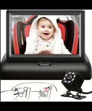 Car Mirror Monitor - 4.3" Display, 120° Wide Angle, Full HD Night Vision