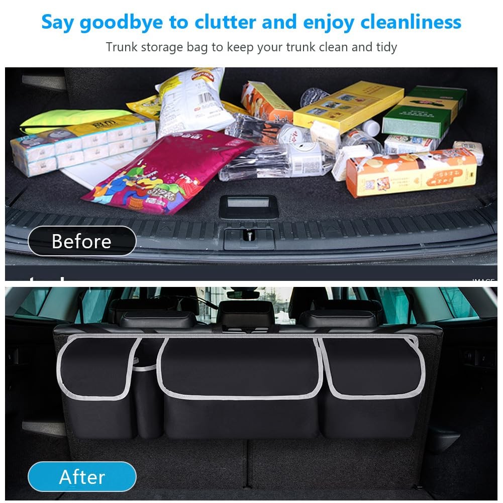 URAQT - Organizer Bagagliaio Auto Borsa per Auto Portaoggetti per Autos - Miniatura 24