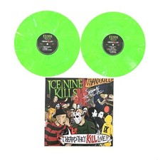 Ice Nine Kills Spencer Charnas Signed I Heard They Kill Live Green Vinyl Album