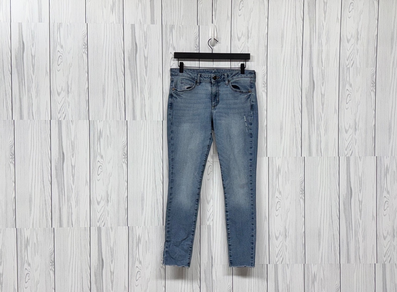 Sonoma jeans womens size 8 skinny blue light wash mid rise stretch