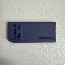SanDisk Memory Stick 128MB SDMS-128 Camera Memory Card For Sony