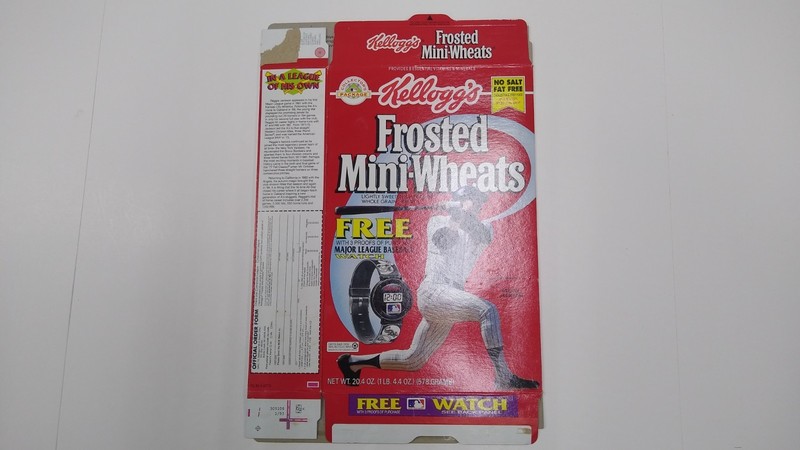 1993 Kellogg's Frosted Mini-Wheats - Reggie Jackson - Collector's Box
