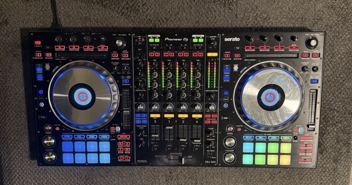 Pioneer DDJ-SZ2 Flagship 4-Channel Controller for Serato DJ Pro