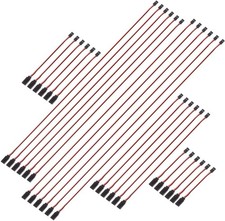 30Pcs 3Pin Servo Extension Cable Cord Male To Female Lead Wire Connectors-5 Type
