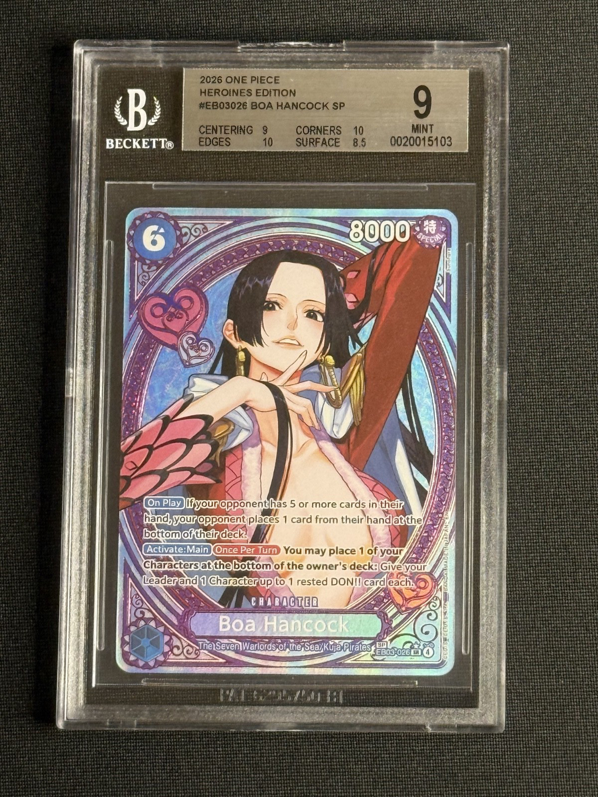 Boa Hancock (SP) EB03-026 Extra Booster: One Piece Heroines Edition Foil