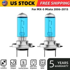 For Mazda MX-5 Miata 2006-2015 H7 Halogen Headlight Bulbs Kit High/Low Beam
