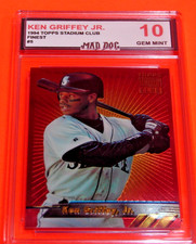 KEN GRIFFEY JR**1994 TOPPS Stadium CLUB-FINEST--GEM Mint 10***MARINERS***MAD Dog