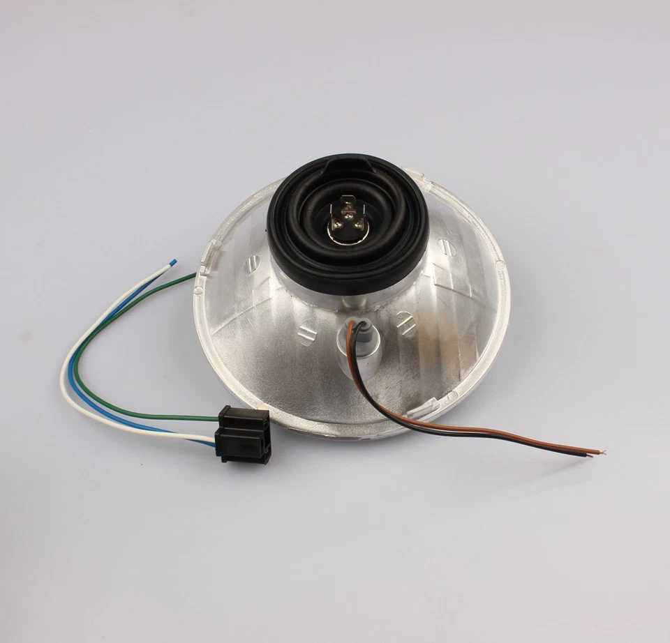 Reflektor Lampe Scheinwerfer H4 Einsatz 7" 170 mm E-Prüfzeichen Prismenreflektor - Bild 3 von 4