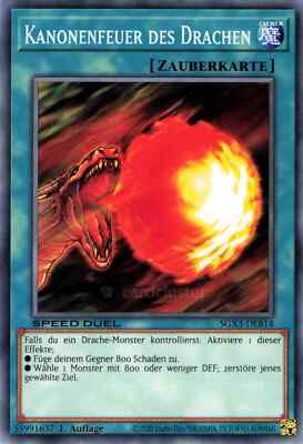 Yu Gi Oh! Kanonenfeuer des Drachen (SGX3-DEB14) Common