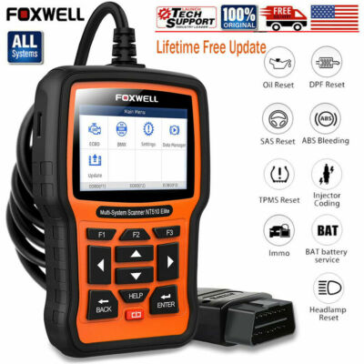 Foxwell NT510Elite For BMW All System ABS SRS DPF TPMS OBD2 Diagnostic Scanner