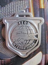 vtg - PGA TOUR Golf Bag Tag - IZOD INTERNATIONAL - Pewter Metal