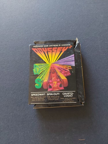 Odyssey 2 Speedway Spin-out Cryptologic - Box, & Cartridge - Bild 1 von 3