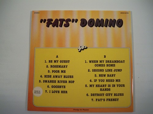 Fats Domino 14 Track RARE Gatefold Vinyl LP Belgium Import, 4M036-82700 New! - Picture 7 of 9