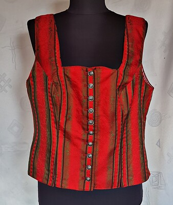 BLOUSE VINTAGE KAISER  ALM TRACHTEN OKTOBERFEST DIRNDL TYROL WOMENS US 14 EU 42