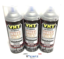 VHT SP184(3 pack) High Temperature Wheel Paint Gloss Clear 11oz.