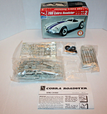 ERTL  289 Cobra Roadster 1/25 AMT  Model Car Kit 31553 Sealed Parts Open Box