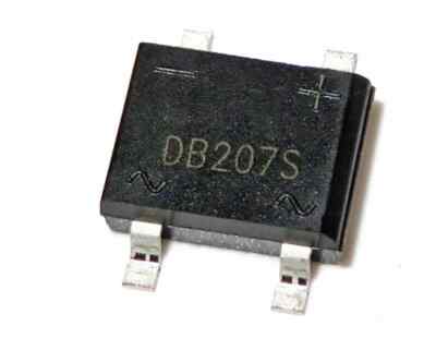 DB207S DB207 SEP RU SMD Brückengleichrichter Gleichrichter 1kv 1000V 2A Flach