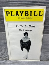 PATTI LaBELLE ON BROADWAY OPENING NIGHT, BROADWAY PLAYBILL, JANUARY 1998