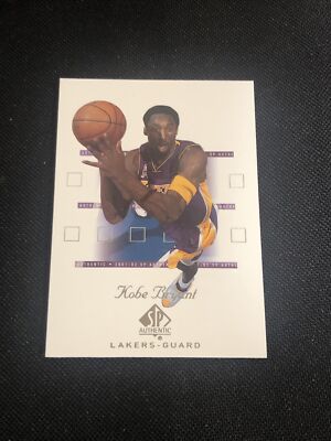 KOBE BRYANT 2002 SP AUTHENTIC #38 GEM MINT Beautiful - Lakers *198