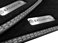 Fußmatten Set für Mercedes SLK-Klasse R171 beste Qualität Velours Exclusive Logo