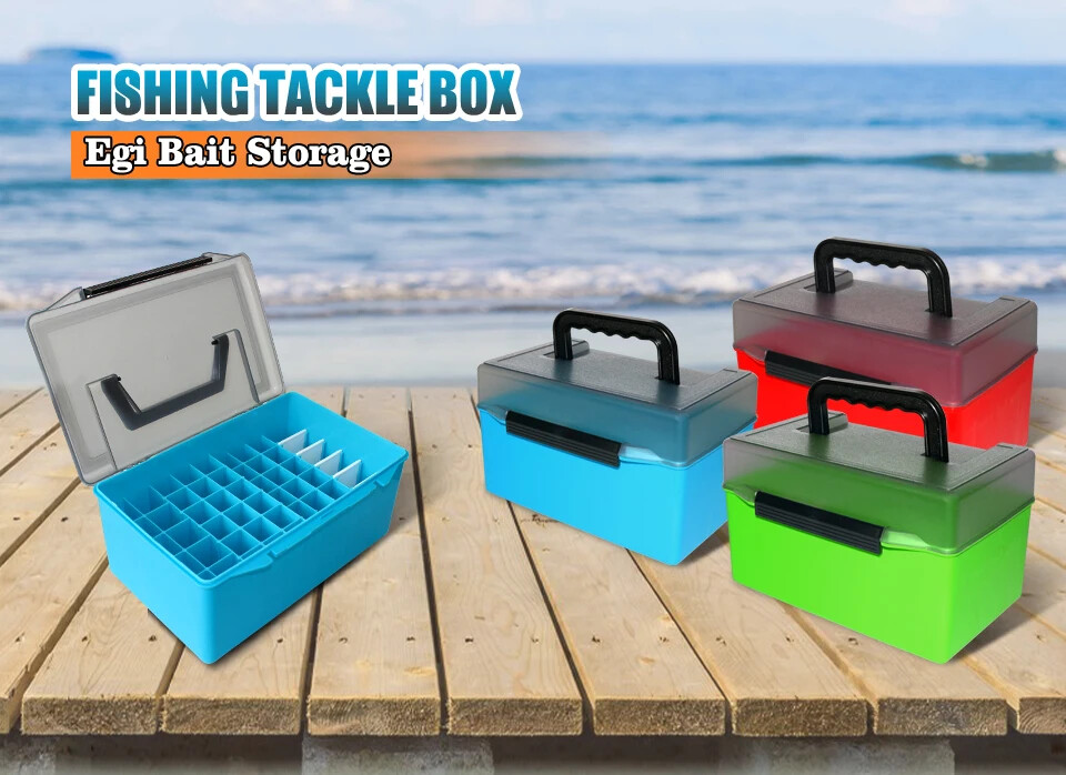 cheap sea fishing tackle box Fishing Tackle Box Jig Organizer Boxes Plastic Storage Box Hard Bait Sea  Tools