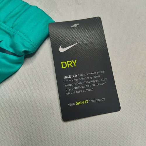 NIKE Dri-fit Girls Size 6 Hyper Jade JUST DO IT Athletic Leggings NEW - Picture 5 of 10