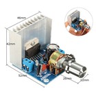 12V AC/DC TDA7297 2.0 2x15W Digital Audio Amplifier DIY Kit Dual-Channel Module.