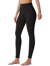 Women Winter Fleece Leggings Full Length NWT One Size