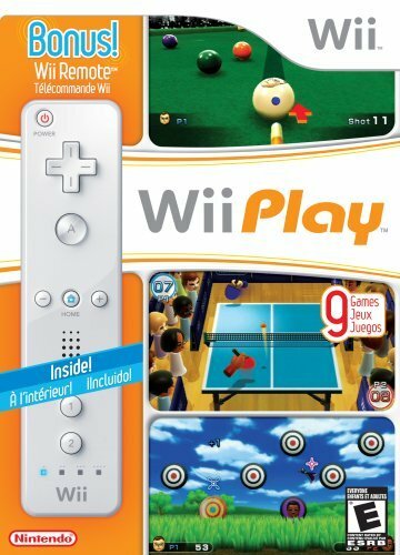 Nintendo Wii Play (Nintendo Wii, 2007) - with Wii Remote