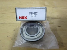 5202ZZ NSK Double Row Angular Contact Ball Bearing 15x35x15.9mm