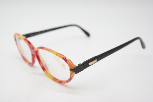 Vintage Brille Silhouette 1358 /50 Mehrfarbig Schwarz Gold Oval Brillengestell - Bild 3 von 6