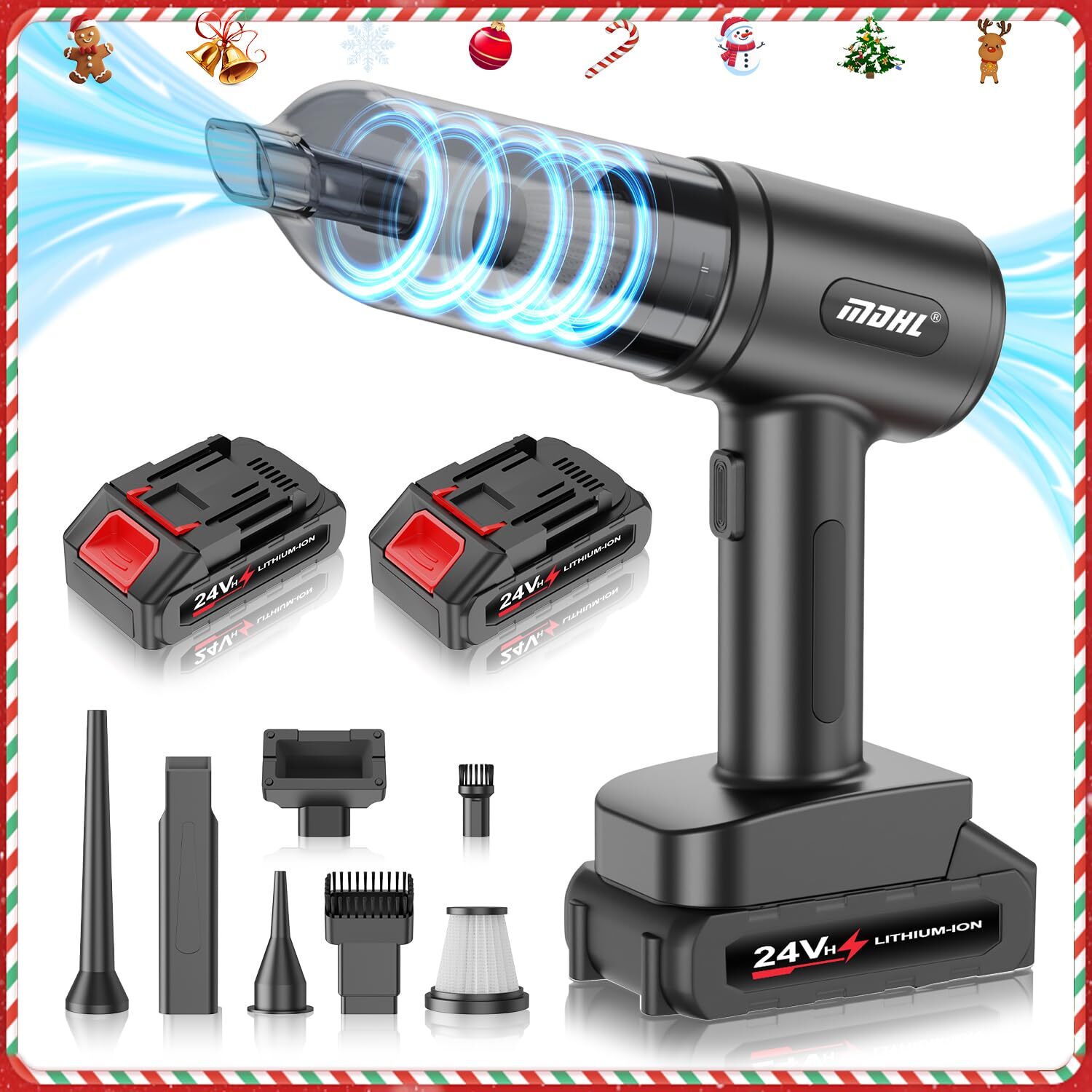 Car Vacuum Portable Cordless, Hand Held Vacuum & Blower, Car Vacuums with Bes...