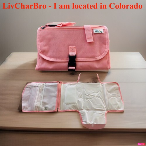 Kopi Baby Portable Changing Pad PINK Travel Diaper Changing Station