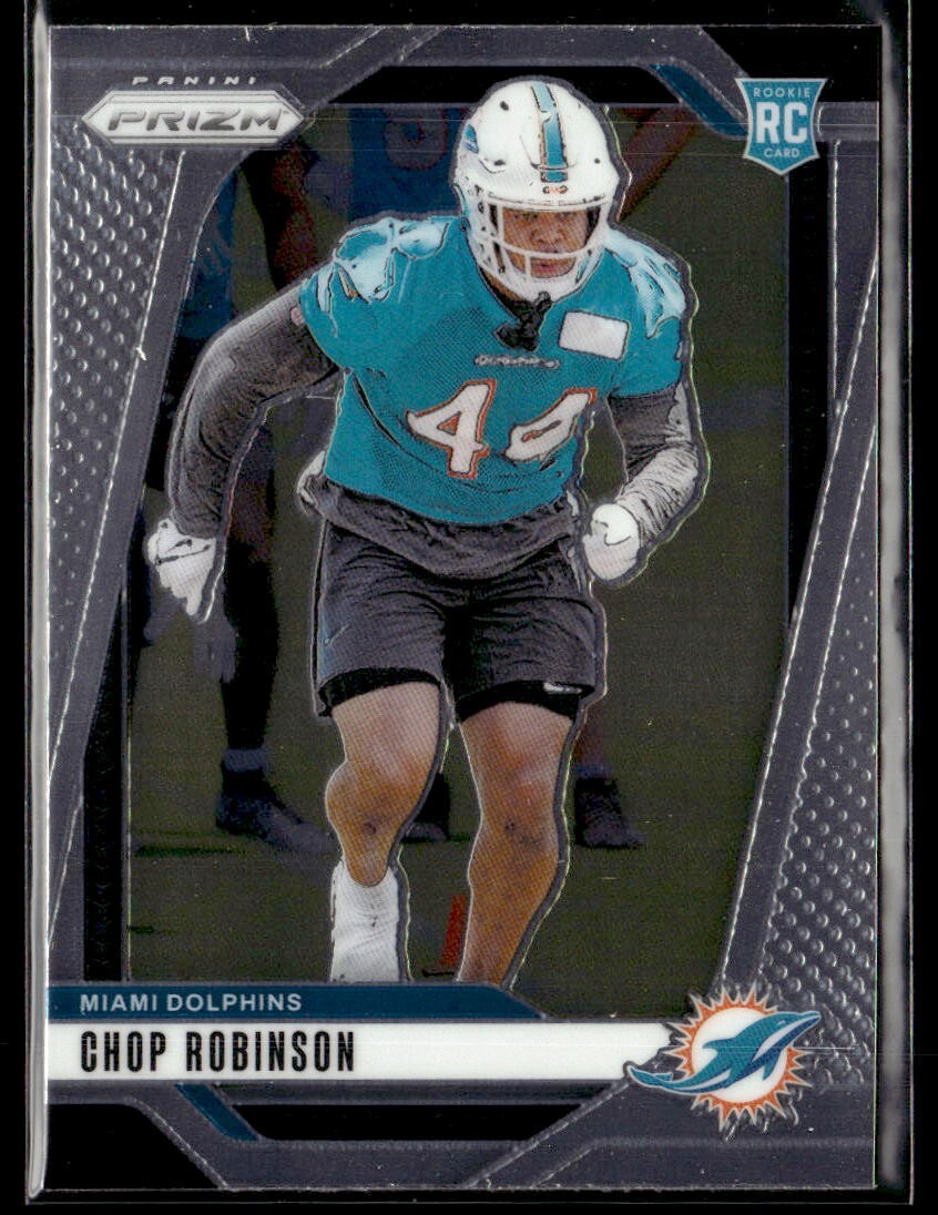 2024 Panini Prizm Chop Robinson RC #319 Miami Dolphins
