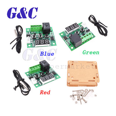 DC 12V Digital W1209 LED Thermostat Temperature Control Switch Sensor w/ NTC